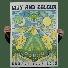 Load image into Gallery viewer, City and Colour - Canada Tour Poster 2019