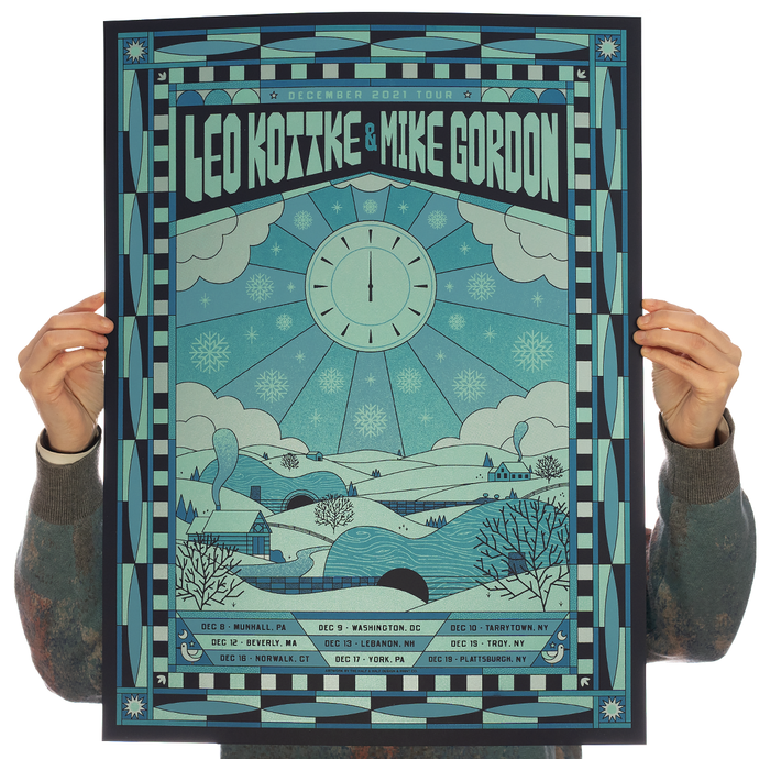 Variant Leo Kottke & Mike Gordon - Tour Poster